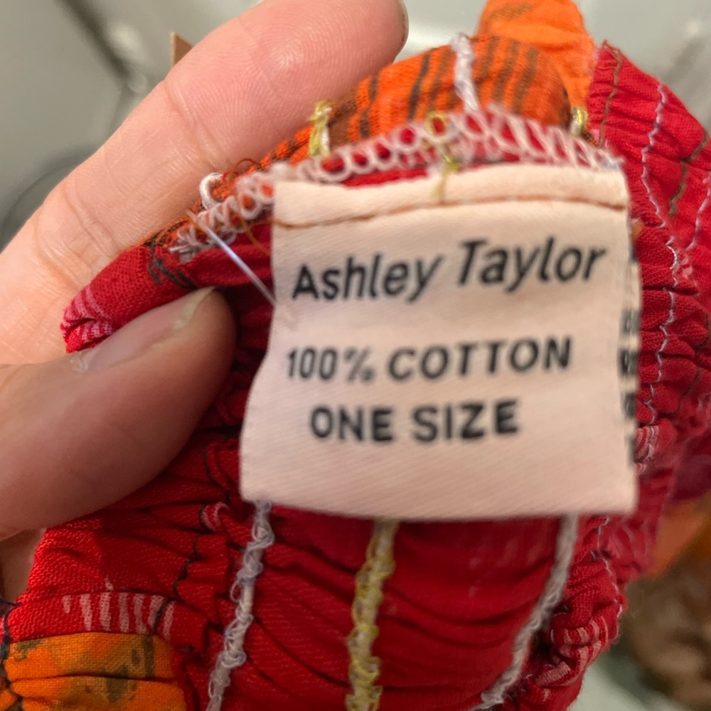 Ashley Taylor Red and Orange Dance Costume - Picture 3 of 4